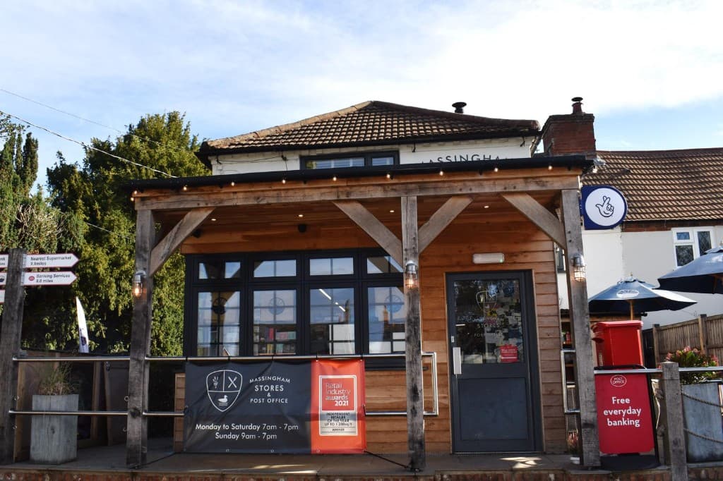 Massingham Stores & Post Office on Station Road, Great Massingham
