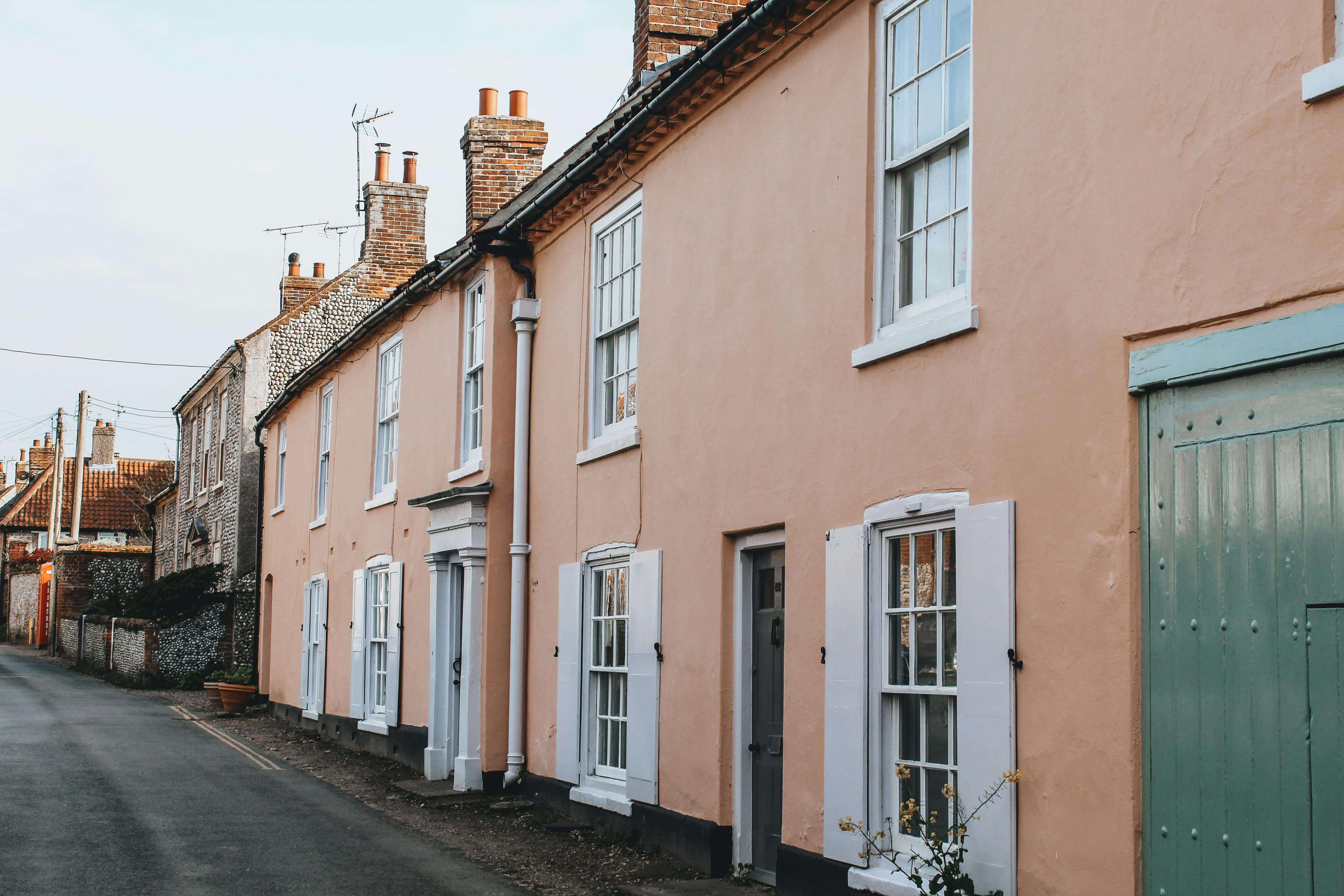 Georgian houses in Holt, Norfolk